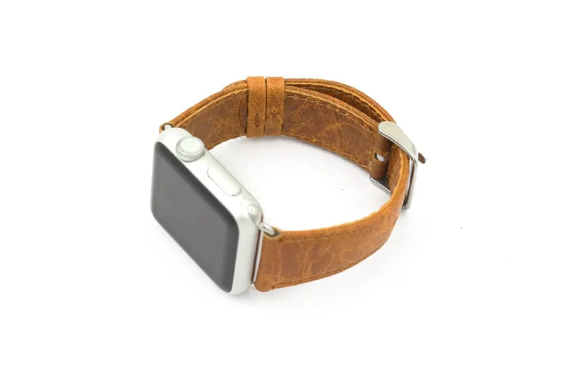 Handmade Vintage Leather iWatch Strap