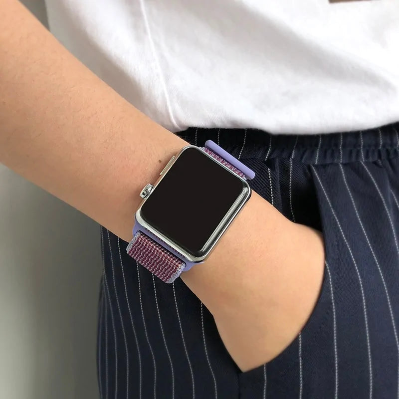 Soft Breathable Replacement Strap Sport Loop For Iwatch